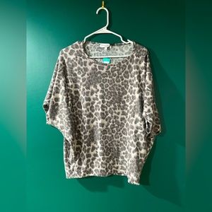 Michael Stars Verna Dolman Sleeve Knit Top